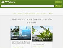 Tablet Screenshot of mjwellness.com